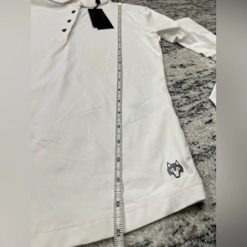 Greyson Scarlett Long Sleeve Polo white size small - Picture 10 of 10